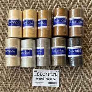 NWT Essential Neutral Thread Set of 10